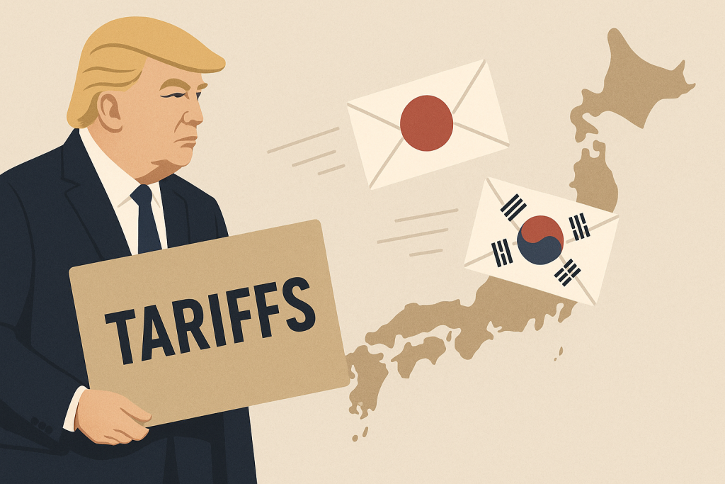 Japón y Corea del Sur son los afortunados de recibir cartas