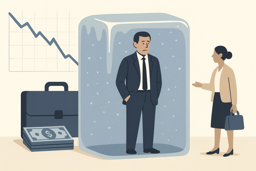 El empleo completamente parado en Estados Unidos