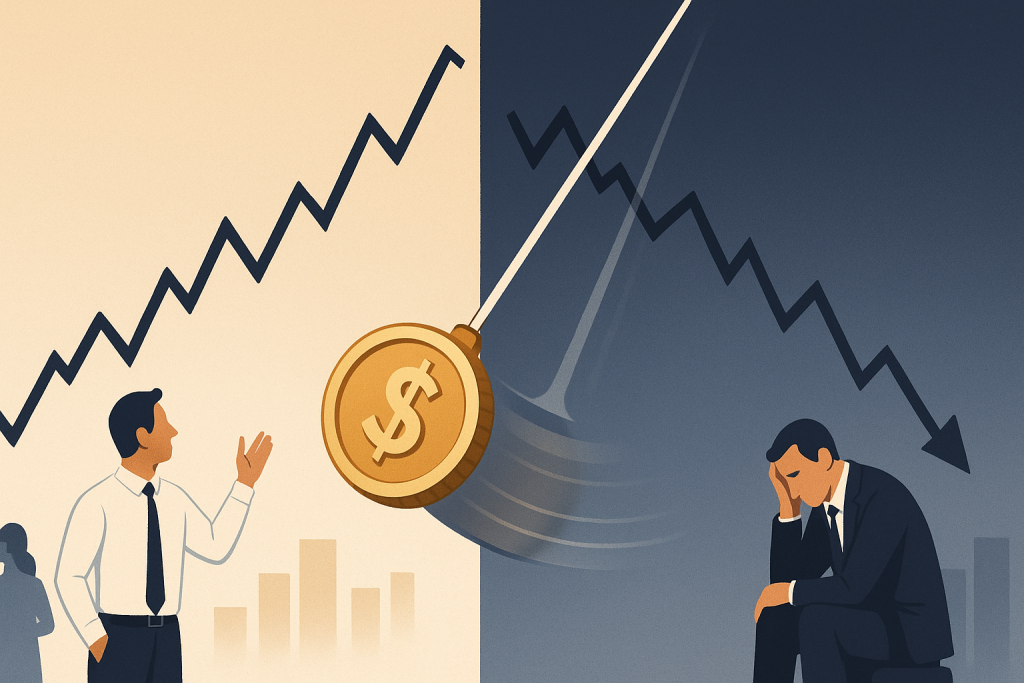 Bandazo arriba y abajo en los mercados