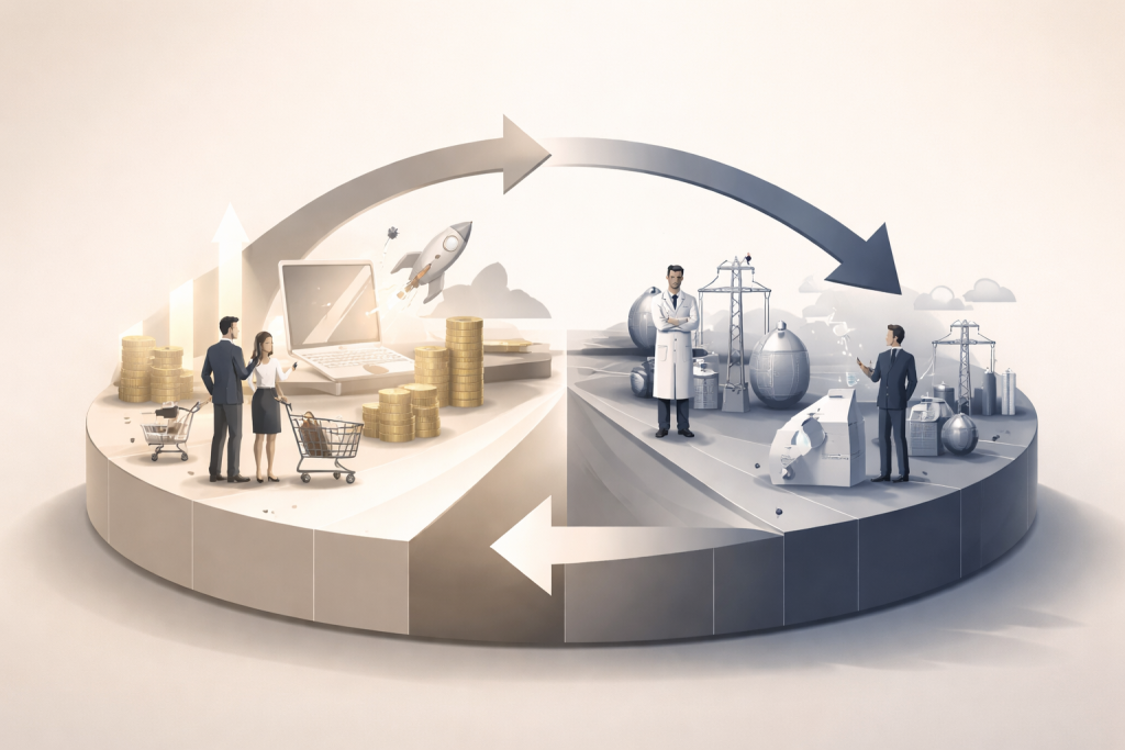 Claro movimiento de rotación en los mercados